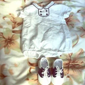 Janie and Jack, Navy blue and white